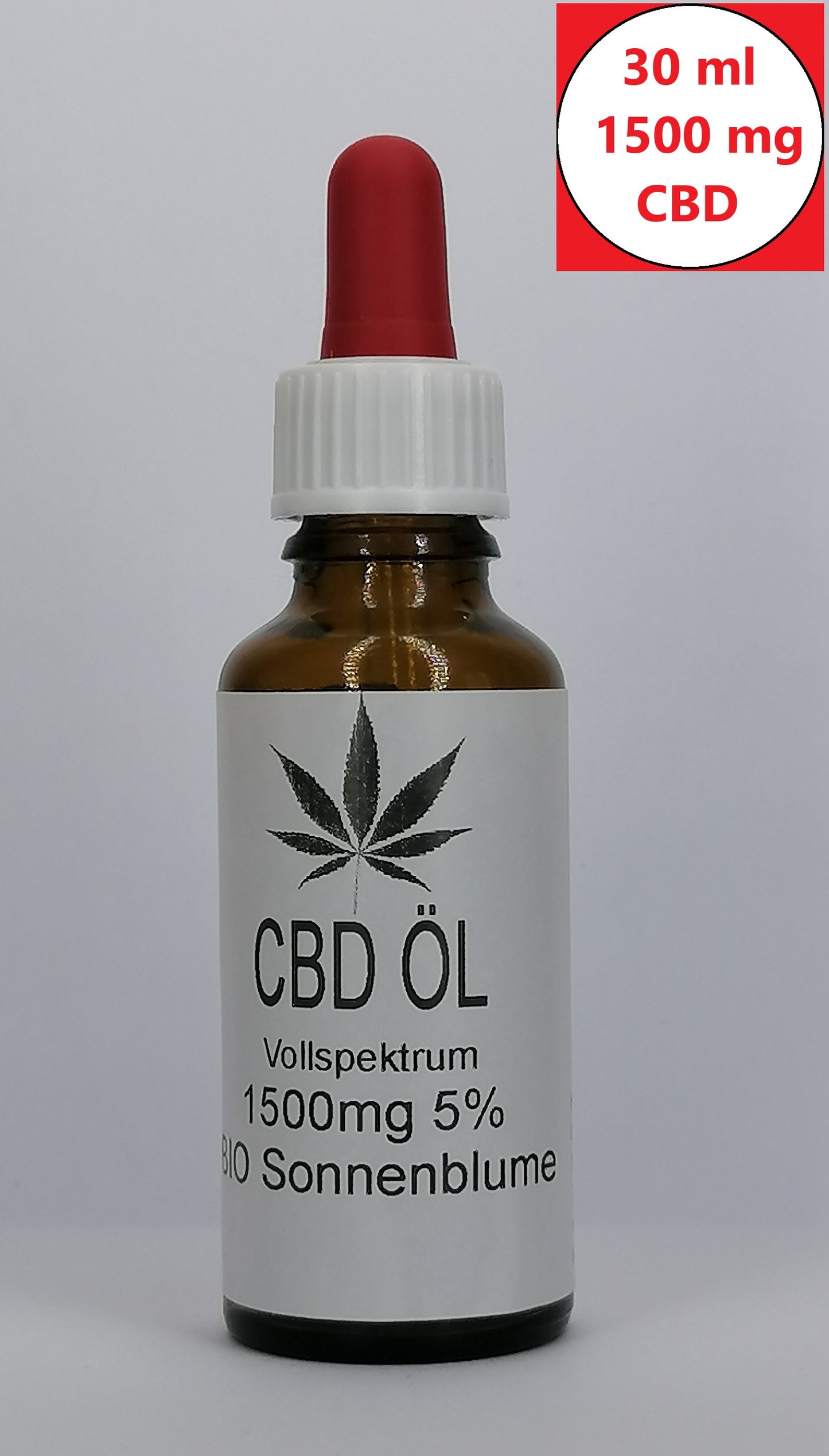 CBD BIO Sonnenblumen Öl CBD Naturextrakt PREMIUM Öl 30ml