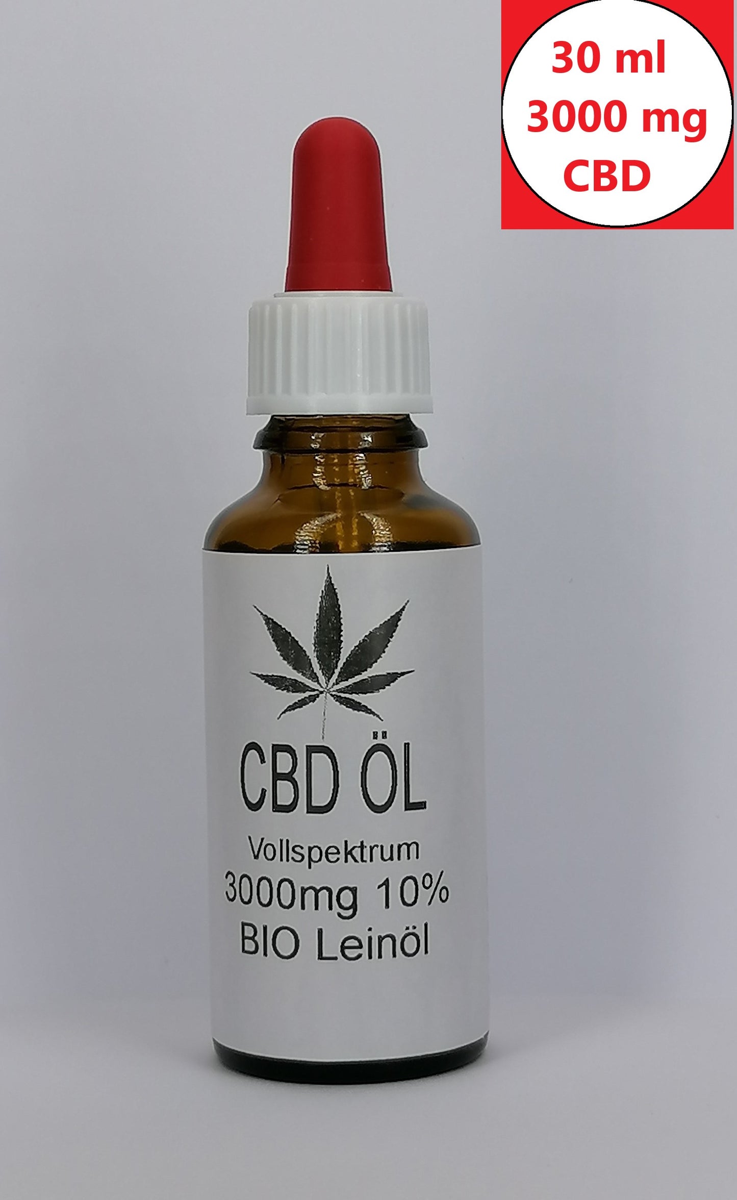 CBD BIO Lein Öl CBD Naturextrakt PREMIUM Öl 30ml