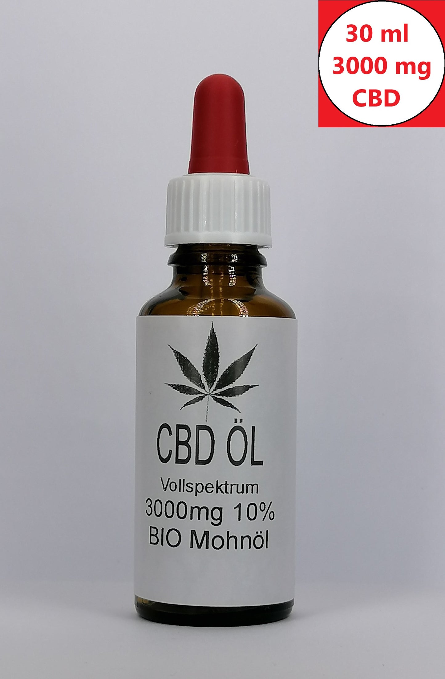 CBD BIO Mohn Öl CBD Naturextrakt PREMIUM Öl 30ml
