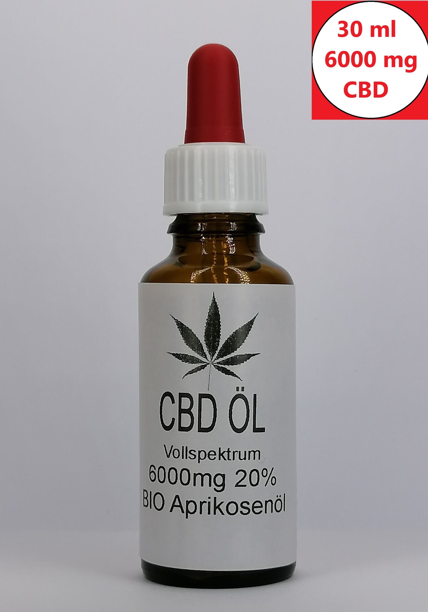 CBD BIO Aprikosen Öl CBD Naturextrakt PREMIUM Öl 30ml