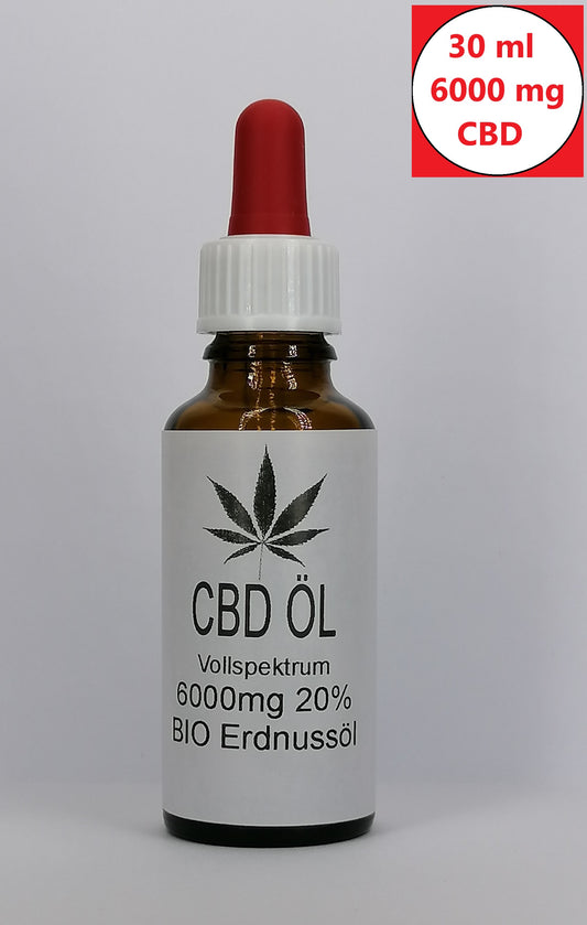 CBD BIO Erdnuss Öl CBD Naturextrakt PREMIUM Öl 30ml