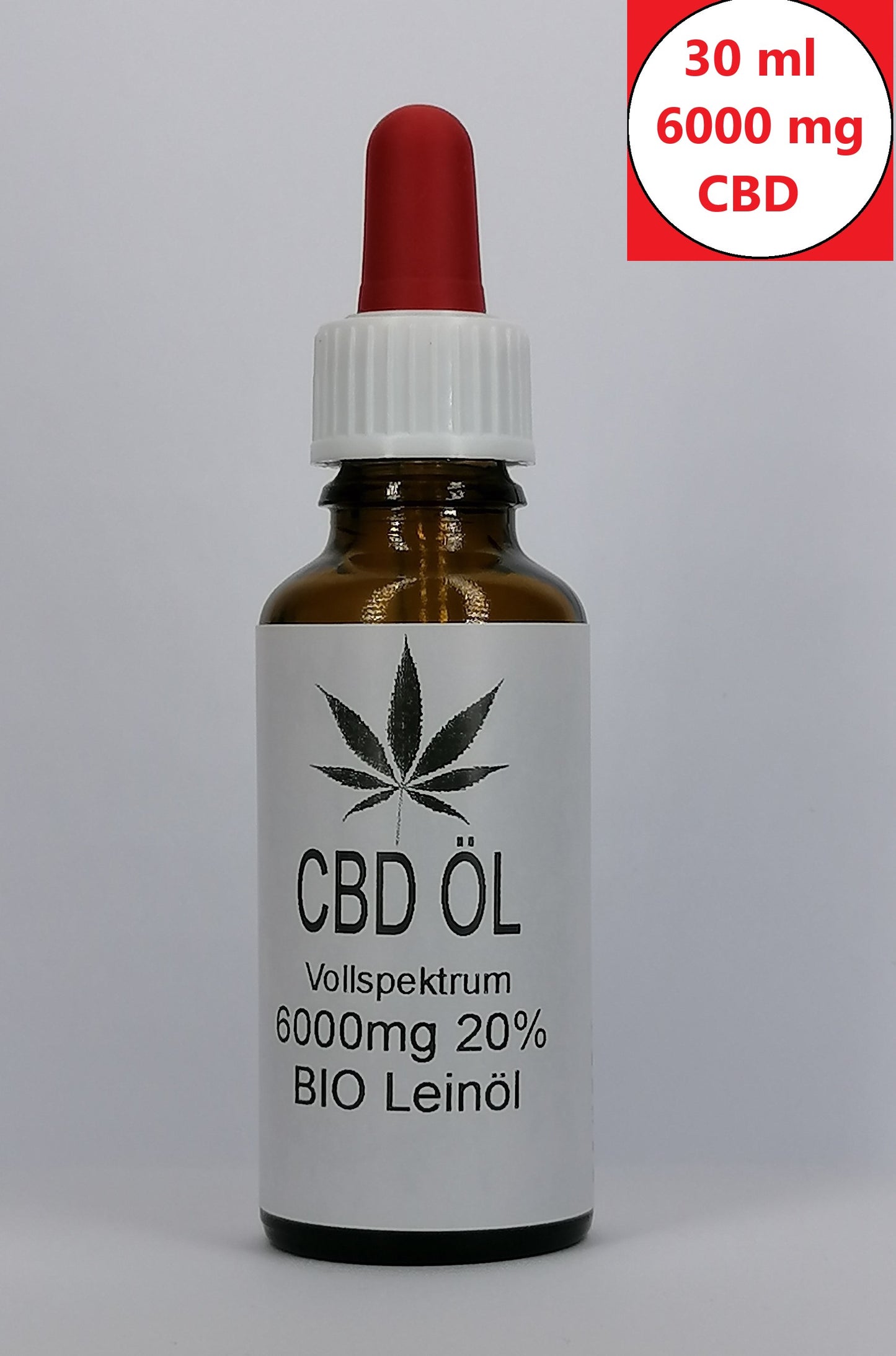 CBD BIO Lein Öl CBD Naturextrakt PREMIUM Öl 30ml