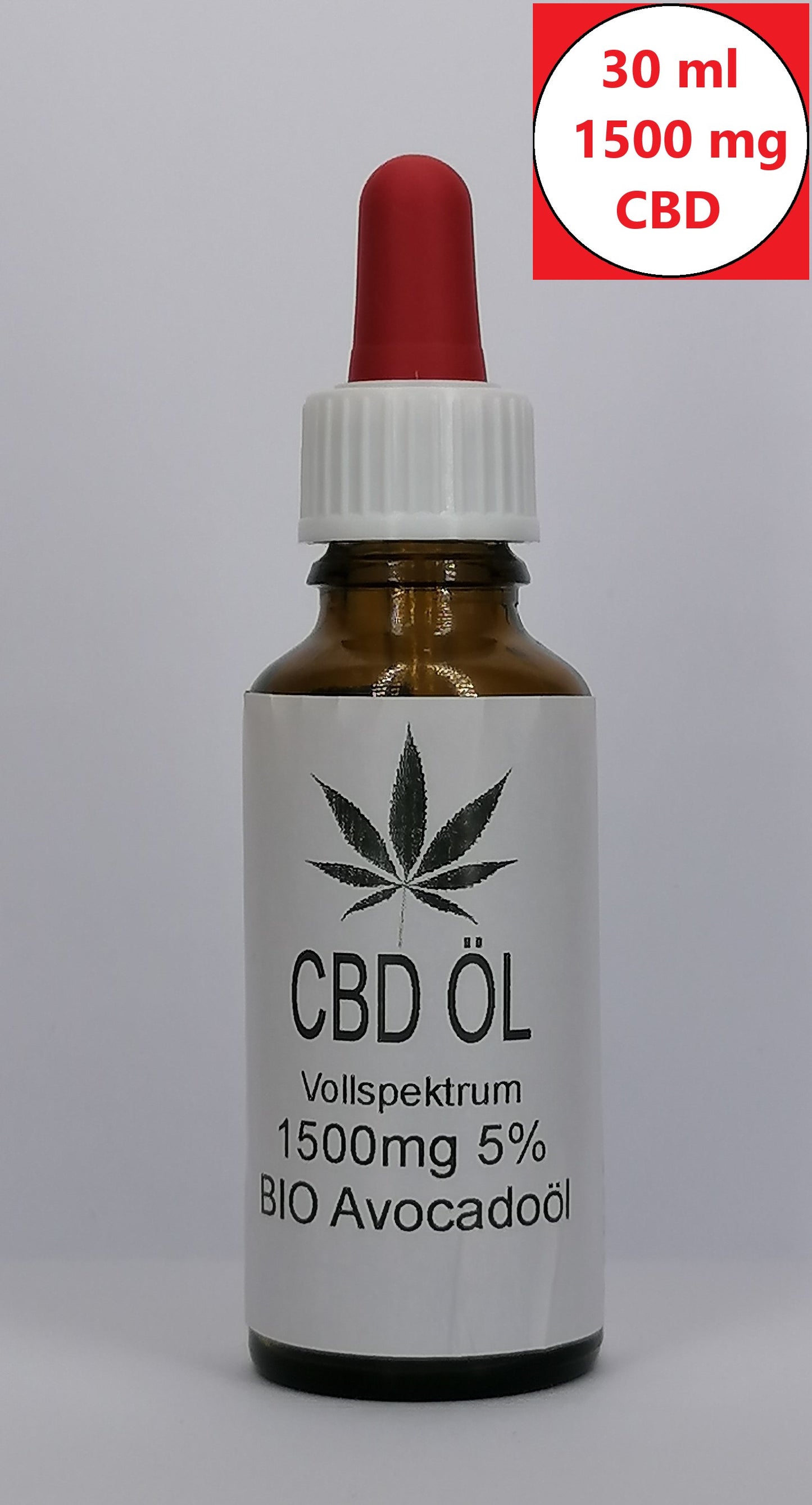 CBD BIO Avocado Öl CBD Naturextrakt PREMIUM Öl 30ml