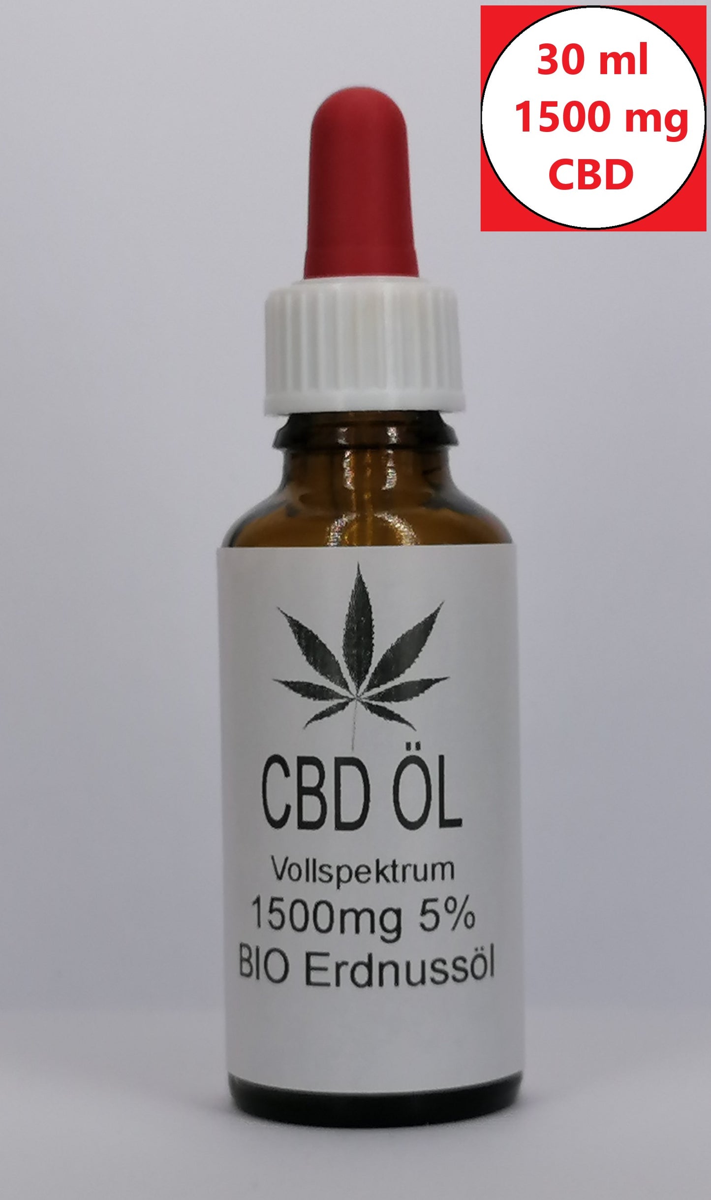CBD BIO Erdnuss Öl CBD Naturextrakt PREMIUM Öl 30ml