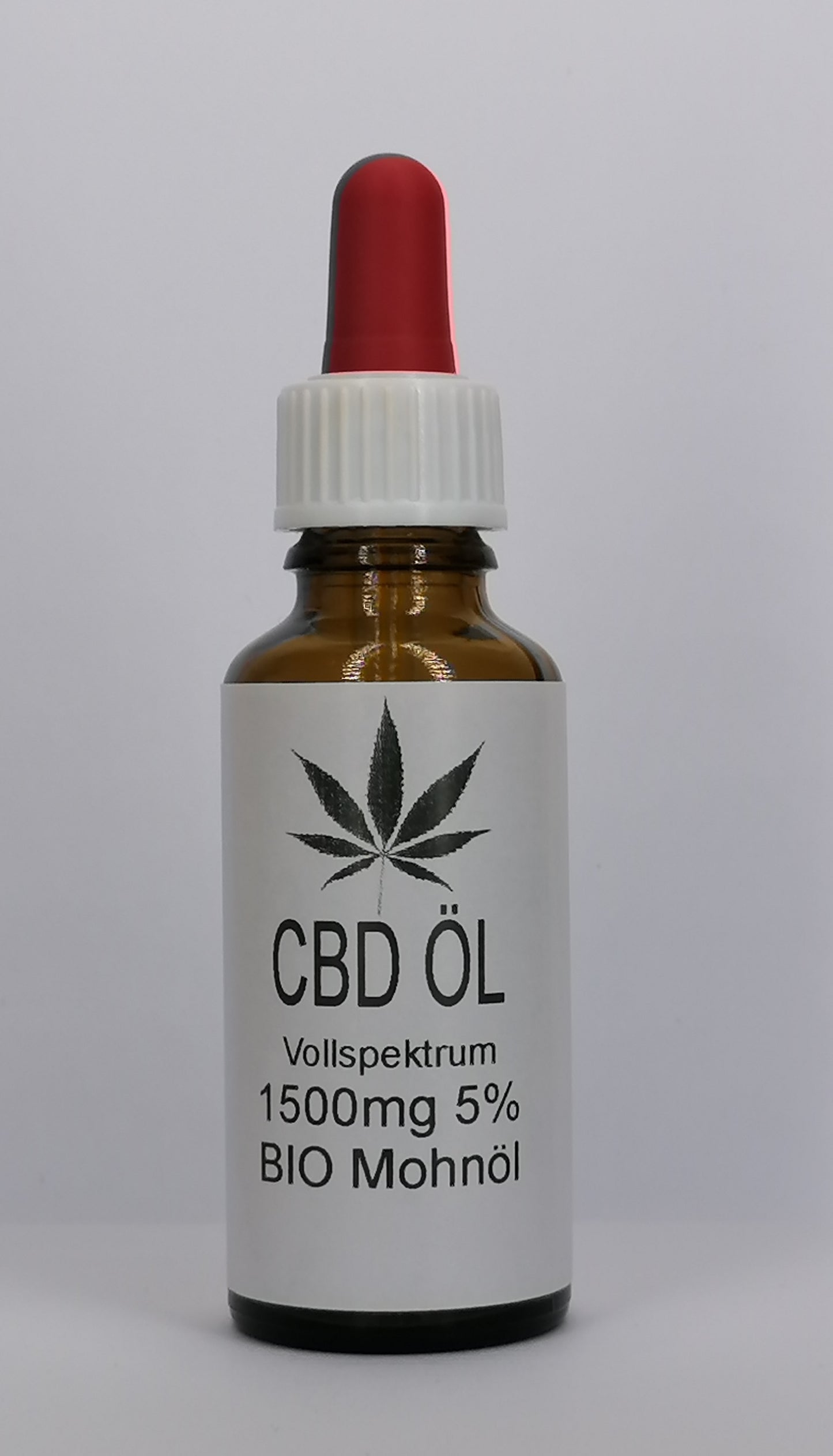 CBD BIO Mohn Öl CBD Naturextrakt PREMIUM Öl 30ml