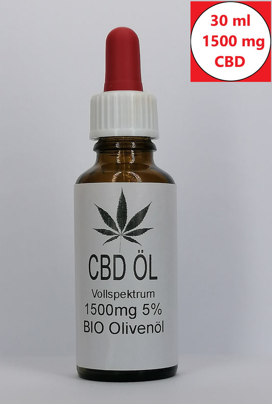 CBD BIO Oliven Öl CBD Naturextrakt PREMIUM Öl 30ml