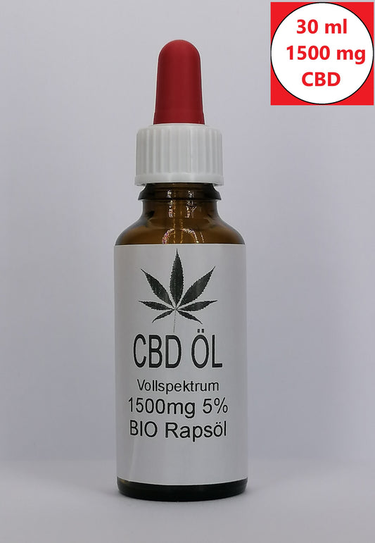 CBD BIO Raps Öl CBD Naturextrakt PREMIUM Öl 30ml